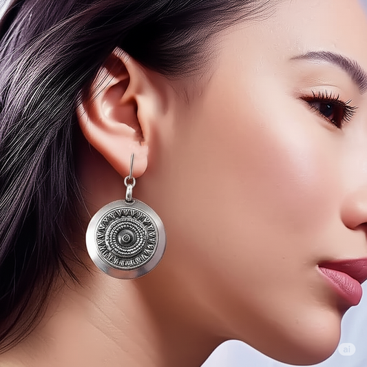 Intricate Silver Bloom: A 925 Sterling Set. Made With 925 Silver/ Stamped with 925